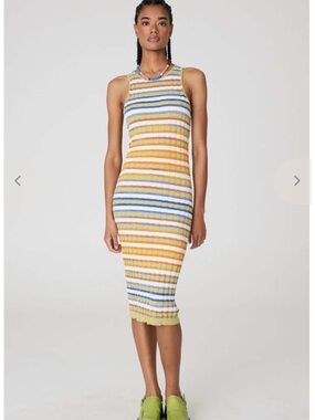 🌞 Back Beat Co Space Dye Rib Tank Dress 🌞